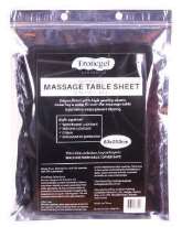 Black Waterproof Massage Table Sheet with Facehole - Just for you desires